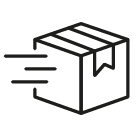 Pictogramme logo envoi rapide, Bijoutier Lille